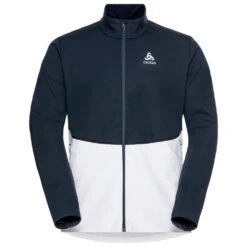 Veste Nordique Odlo Markenes Jkt Dark Sapphire White
