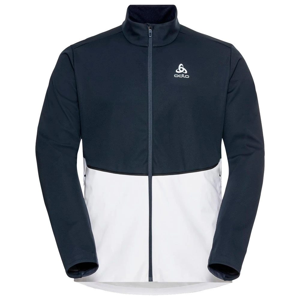Veste Nordique Odlo Markenes Jkt Dark Sapphire White 3 Veste Nordique Odlo Markenes Jkt Dark Sapphire White