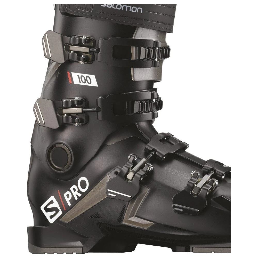 Chaussures De Ski Salomon S/pro 100 Black Belluga Red 4 Chaussures De Ski Salomon S/pro 100 Black Belluga Red – Image 2