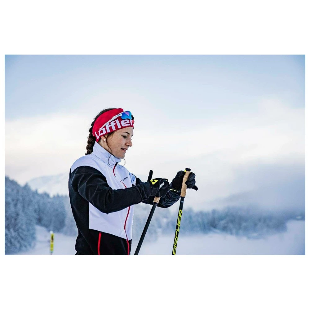 Bandeau Nordique Loffler Headband Wide Red 5 Bandeau Nordique Loffler Headband Wide Red â Image 3