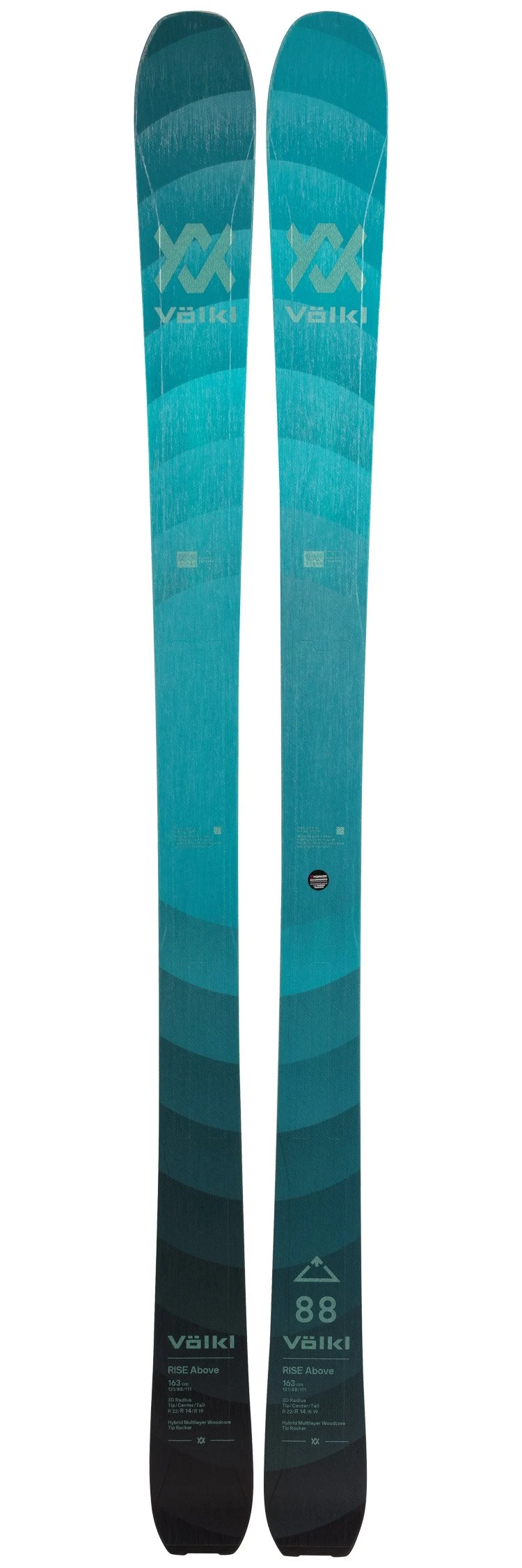 Ski Volkl Rise Above 88 W 3 Ski Volkl Rise Above 88 W
