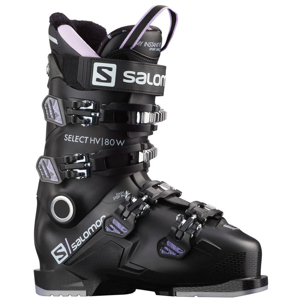 Chaussures De Ski Salomon Select HV 80 W Black Lavender Belluga 3 Chaussures De Ski Salomon Select HV 80 W Black Lavender Belluga