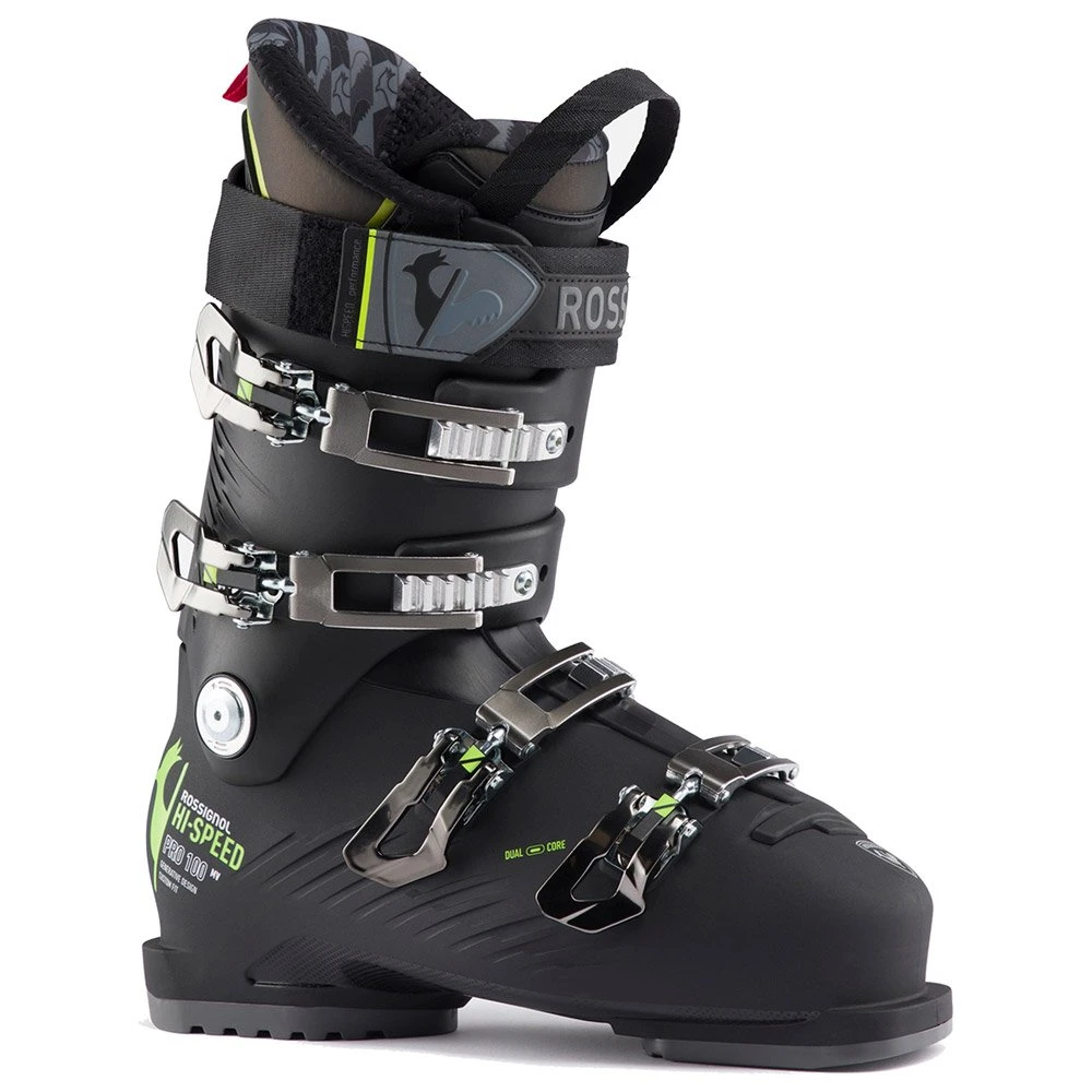 Chaussures De Ski Rossignol Hi Speed Pro 100 Mv Black Yellow 3 Chaussures De Ski Rossignol Hi Speed Pro 100 Mv Black Yellow