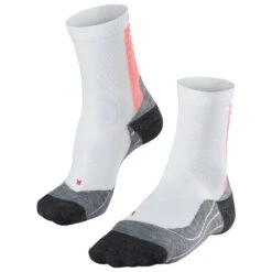 Chaussettes Nordique Falke Achilles W White Neon Red