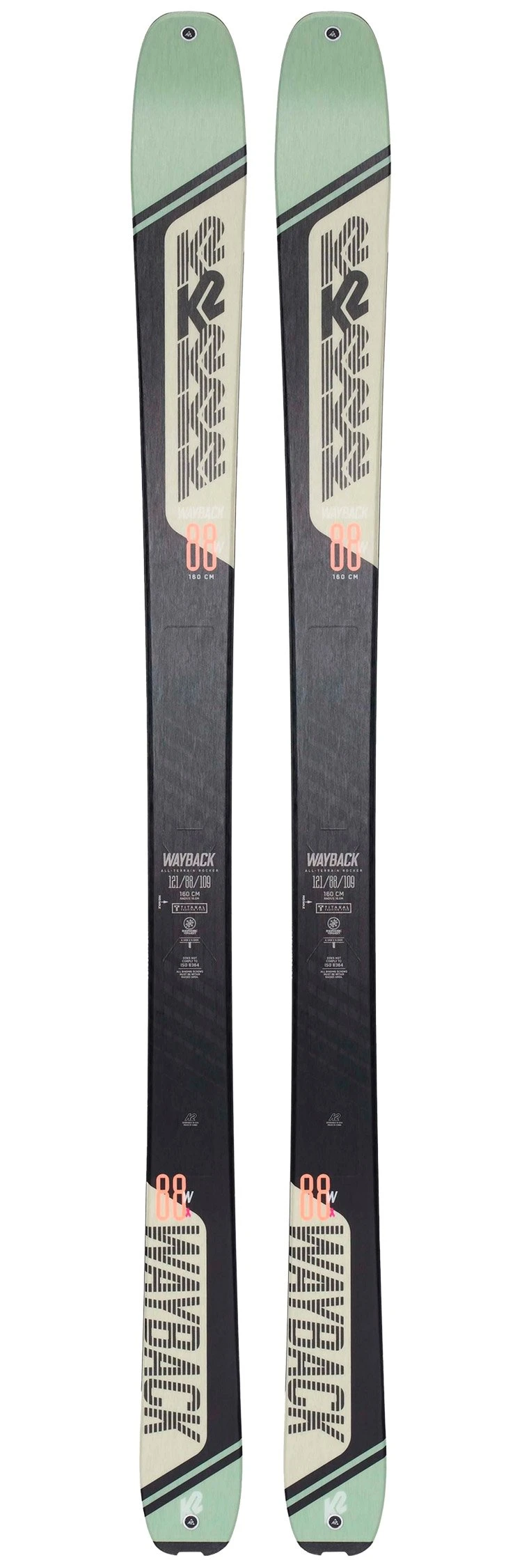 Ski K2 Wayback 88 W 3 Ski K2 Wayback 88 W