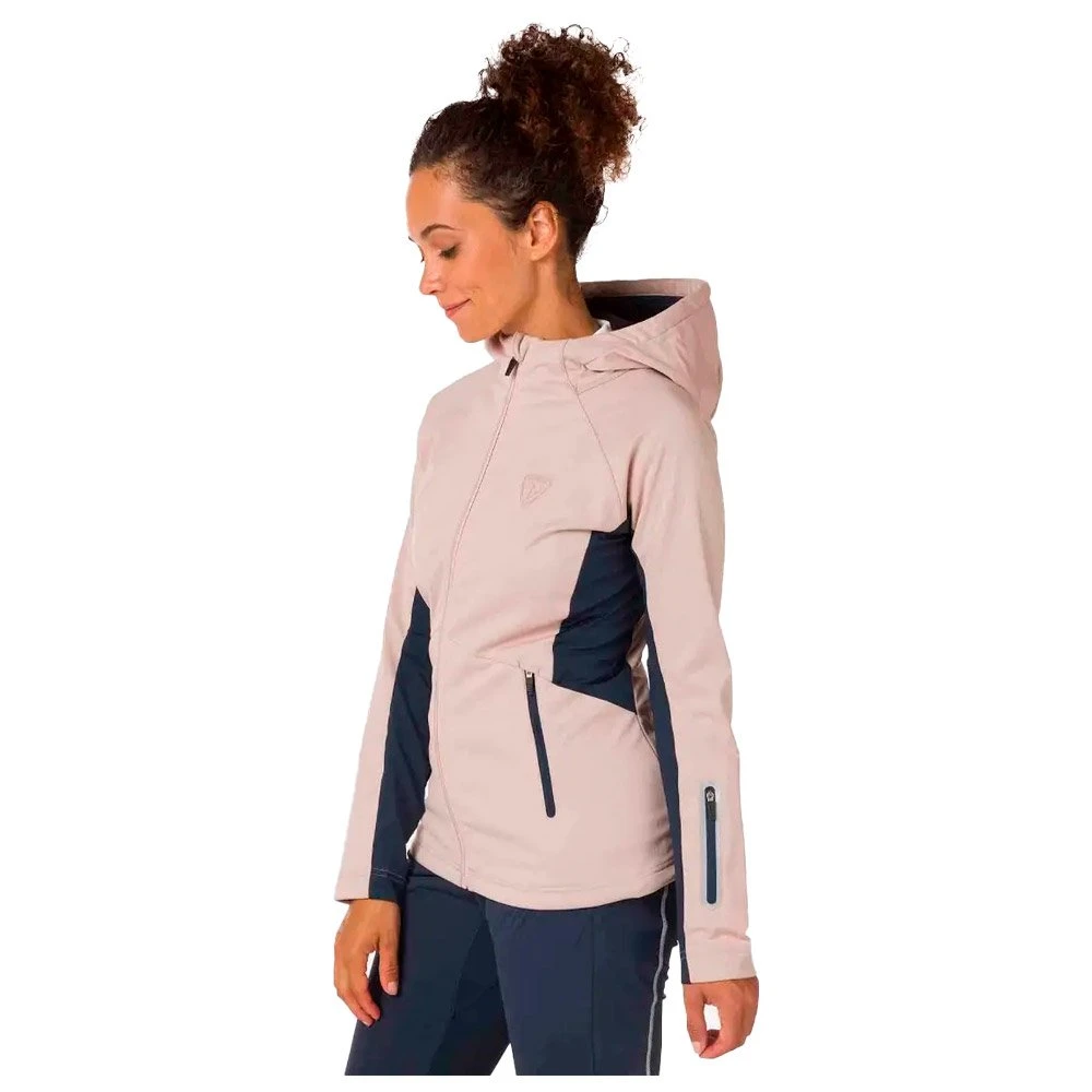 Veste Nordique Rossignol W Softshell Hoodie Powder Pink 4 Veste Nordique Rossignol W Softshell Hoodie Powder Pink – Image 2