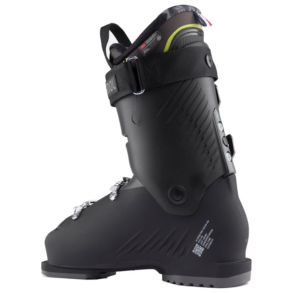 Chaussures De Ski Rossignol Hi Speed Pro 100 Mv Black Yellow 4 Chaussures De Ski Rossignol Hi Speed Pro 100 Mv Black Yellow – Image 2