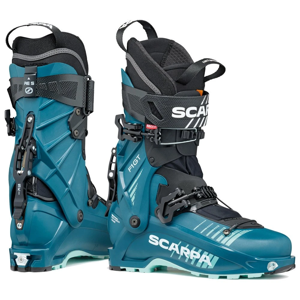 Chaussures De Ski Randonnée Scarpa F1 Gt Wmn Petrol Aqua 9 Chaussures De Ski Randonnée Scarpa F1 Gt Wmn Petrol Aqua – Image 7