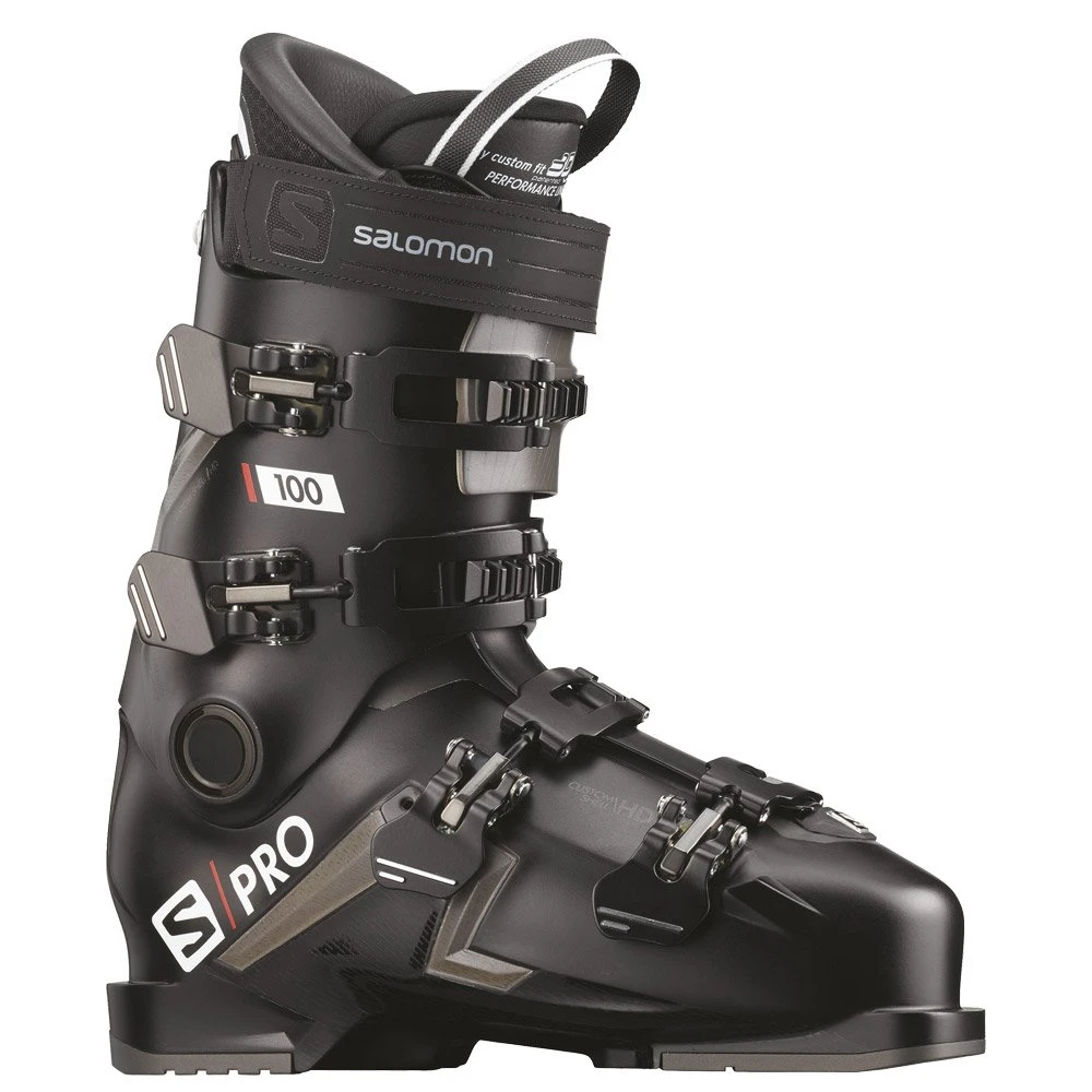 Chaussures De Ski Salomon S/pro 100 Black Belluga Red 3 Chaussures De Ski Salomon S/pro 100 Black Belluga Red